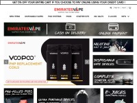 Desktop screenshot for emiratesvape.ae