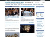 Desktop screenshot for wsws.org