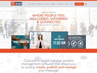 Desktop screenshot for carouselsignage.com