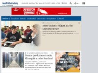 Desktop screenshot for saarbruecker-zeitung.de