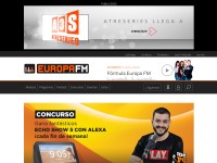 Desktop screenshot for europafm.com