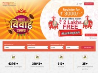 Desktop screenshot for pavitravivah.com