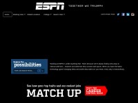 Desktop screenshot for espncareers.com