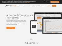 Desktop screenshot for trafficshop.com