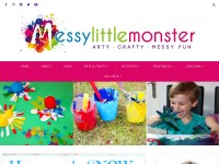 Screenshot of messylittlemonster.com