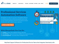 Desktop screenshot for sherpadesk.com