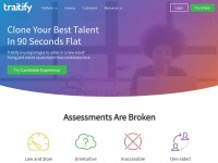 Desktop screenshot for traitify.com