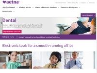 Desktop screenshot for aetnadental.com