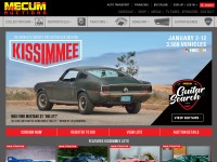 Desktop screenshot for mecum.com
