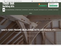 Desktop screenshot for tradeoakbuildingkits.com