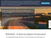 Desktop screenshot for seeburger.de