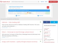 Desktop screenshot for complaintsboard.com