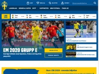 Desktop screenshot for svenskfotboll.se