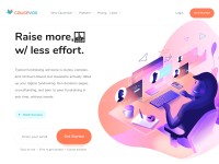 Desktop screenshot for causevox.com