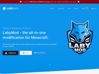 Desktop screenshot for labymod.net