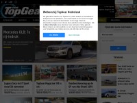 Desktop screenshot for topgear.nl