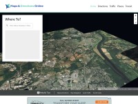 Desktop screenshot for mapsanddirectionsonline.com