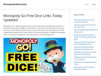 Desktop screenshot for monopolygodicelinks.com