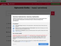 Desktop screenshot for gratka.pl