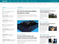Desktop screenshot for gamepro.de
