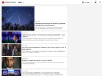 Desktop screenshot for radio-canada.ca
