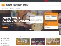 Desktop screenshot for greatsouthernbank.com