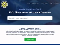 Desktop screenshot for nevadalicenseplate.com