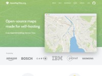 Desktop screenshot for openmaptiles.org