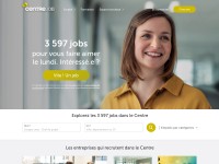 Desktop screenshot for centrejob.com