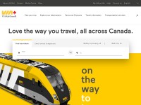 Desktop screenshot for viarail.ca
