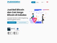 Desktop screenshot for indodax.id