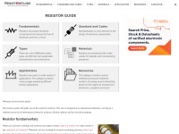 Desktop screenshot for resistorguide.com