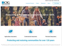Desktop screenshot for ciginsurance.com