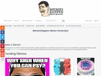 Desktop screenshot for memeshappen.com