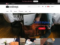 Desktop screenshot for cxsbags.com