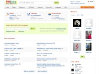 Desktop screenshot for lyricstranslate.com