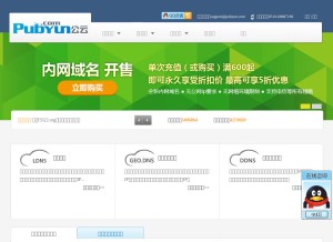 How 3322.net looks like on a tablet such as an iPad.