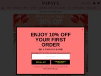 Desktop screenshot for papayaclothing.com