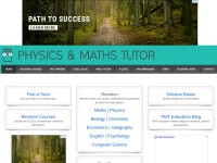 Desktop screenshot for physicsandmathstutor.com