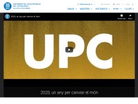 Desktop screenshot for upc.es