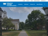 Desktop screenshot for wheatoncollege.edu