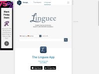 Desktop screenshot for linguee.com