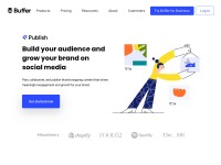 Desktop screenshot for buffer.com