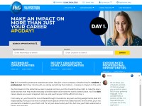 Desktop screenshot for pgcareers.com