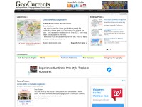 Desktop screenshot for geocurrents.info