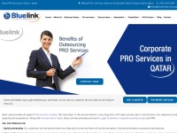 Desktop screenshot for bluelinkservices.qa