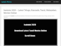 Desktop screenshot for isaiminimovies.com