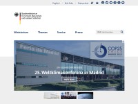 Desktop screenshot for bmu.de