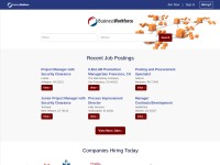 Desktop screenshot for businessworkforce.com