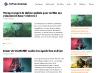 Desktop screenshot for actus-gaming.com